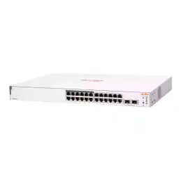 HPE Aruba Instant On 1830 24G 12p Class4 PoE 2SFP 195W Switch - Commutateur - intelligent - 12 x 10 - 100... (JL813AABB)_1